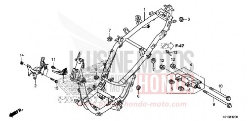 FRAME BODY SH125ADG de 2016
